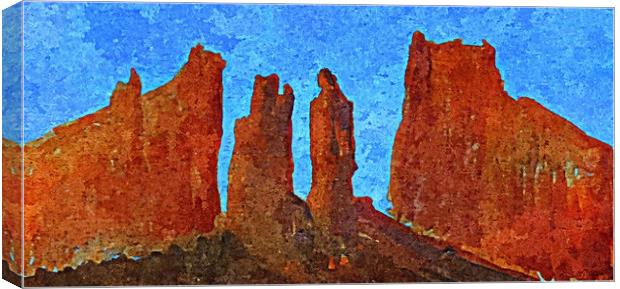 AMERICAN WEST3 Canvas Print by dale rys (LP)