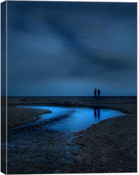 Night Time Reflections Canvas Print by Dave Hayward