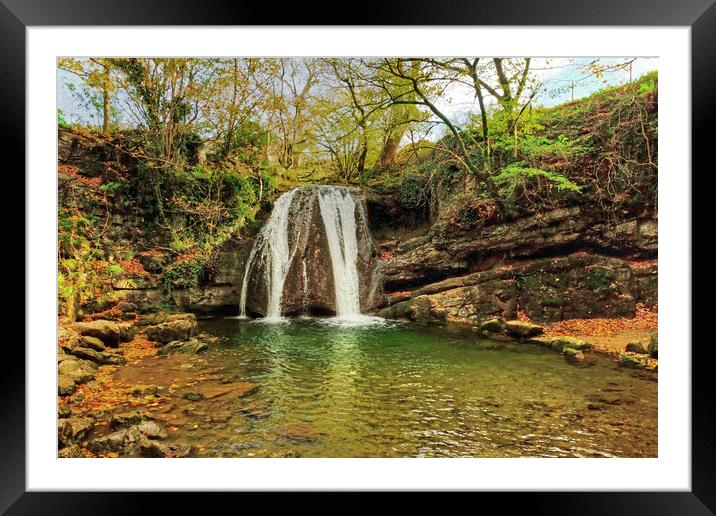  Janets Foss Waterfall Framed Mounted Print by Diana Mower