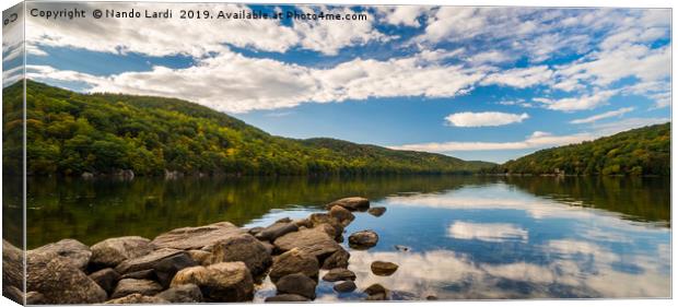 Candlewood Lake Canvas Print by DiFigiano Photography