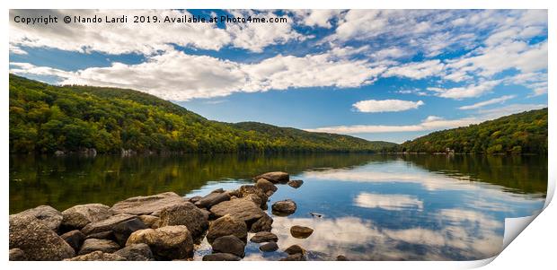 Candlewood Lake Print by DiFigiano Photography