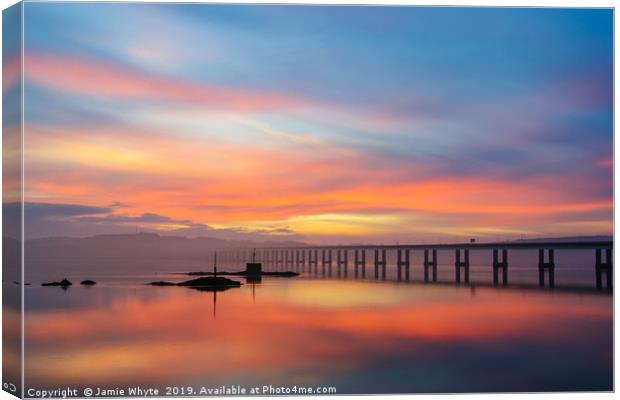 Dundee Sunrise  Canvas Print by Jamie Whyte
