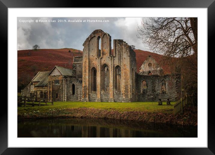 Valle Crucis Abbey Framed Mounted Print by Kevin Elias