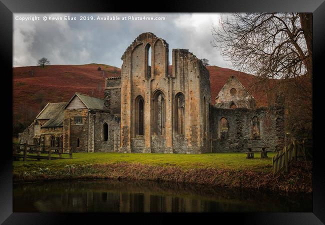 Valle Crucis Abbey Framed Print by Kevin Elias