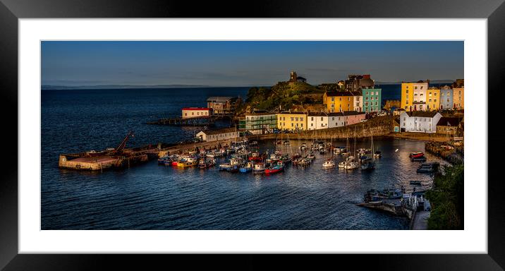 Tenby Framed Mounted Print by paul holt
