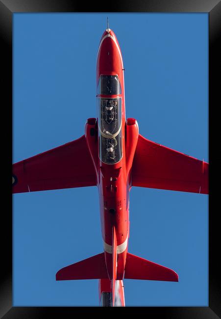 RAF Red arrow jet Framed Print by Andrew Scott