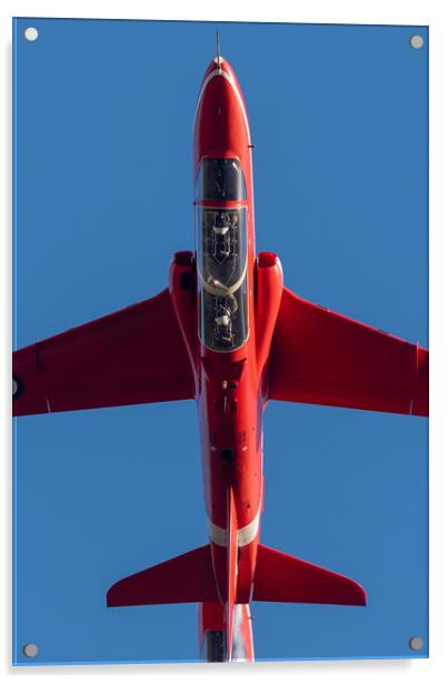 RAF Red arrow jet Acrylic by Andrew Scott