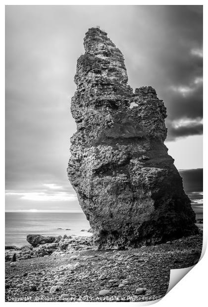 The Rock Print by Lrd Robert Barnes