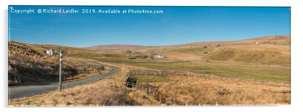 Harwood, Upper Teesdale Panorama (1) Acrylic by Richard Laidler