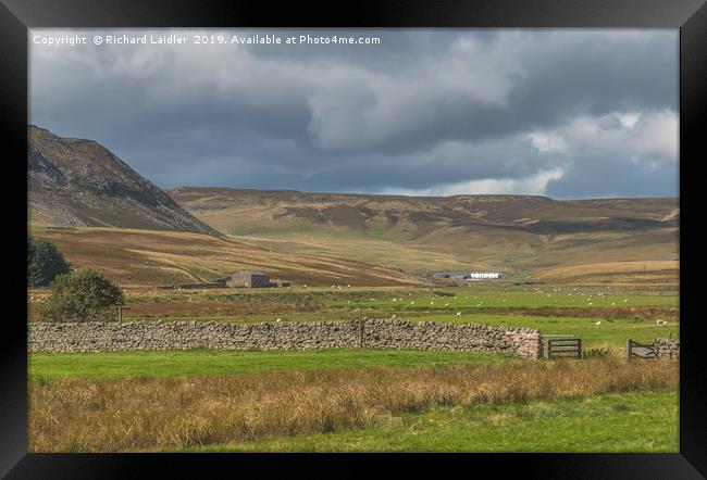Cronkley Scar and Widdybank Fell, Upper Teesdale Framed Print by Richard Laidler