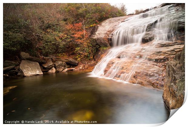 Graveyard Fields Lower Falls Print by DiFigiano Photography