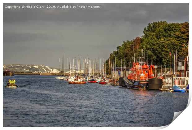 Outer Harbour Print by Nicola Clark