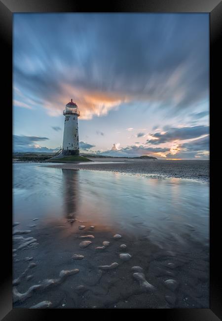 Point of Ayr sunset Framed Print by Jed Pearson