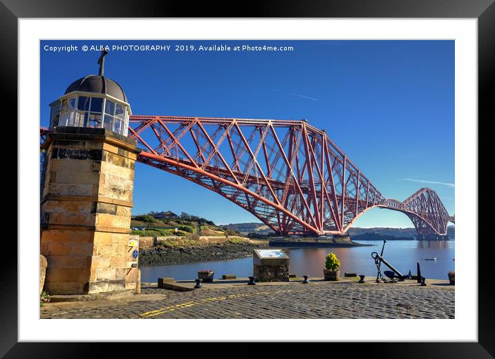 Forth Bridge, South Queensferry, Scotland Framed Mounted Print by ALBA PHOTOGRAPHY