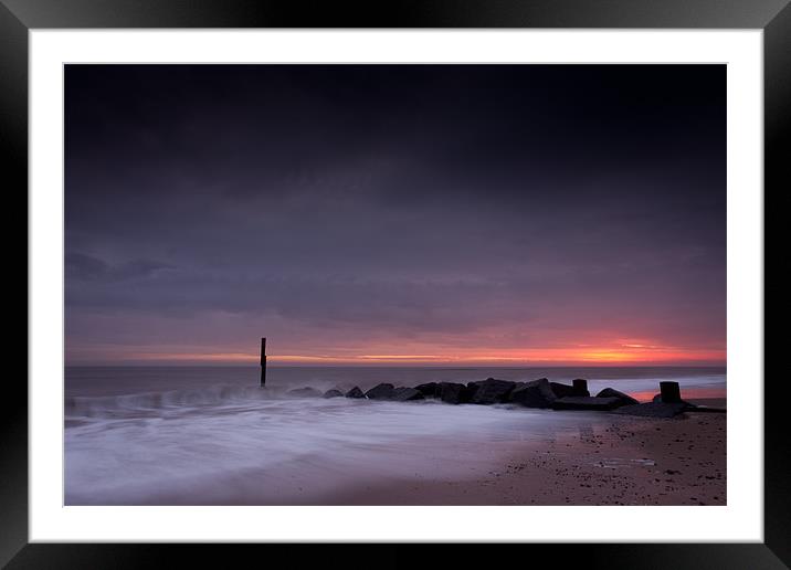 White Horses Framed Mounted Print by Simon Wrigglesworth