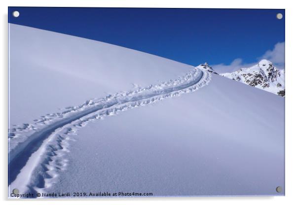 The Powder Trail Acrylic by DiFigiano Photography