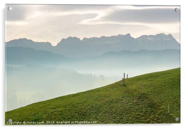 Appenzell Fence Acrylic by DiFigiano Photography