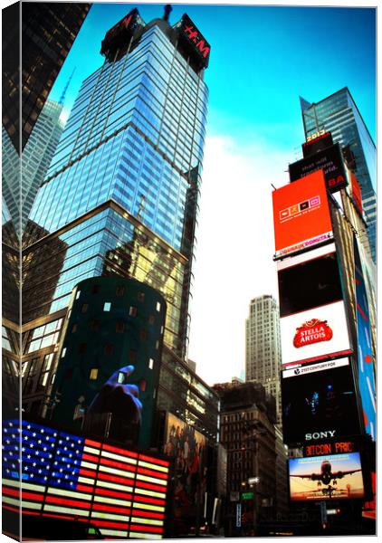 Times Square New York City America Canvas Print by Andy Evans Photos