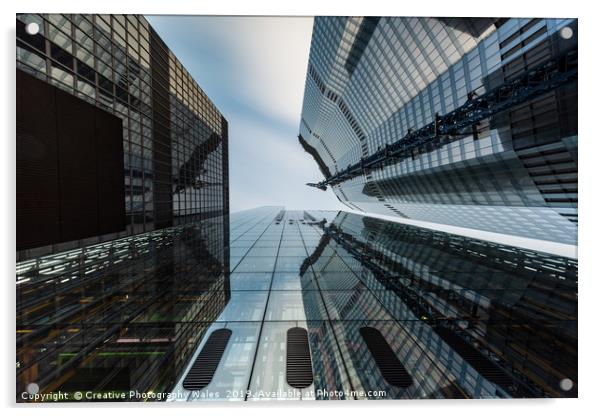 Leadenhall Architecture, London Acrylic by Creative Photography Wales