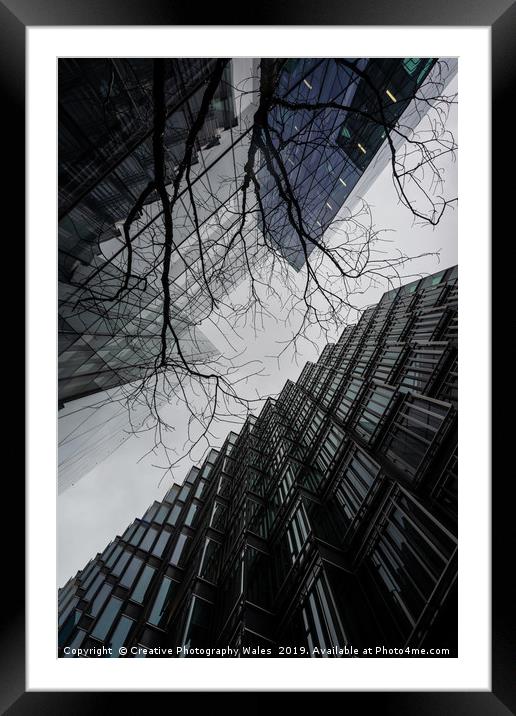 More London Architecture in London Framed Mounted Print by Creative Photography Wales