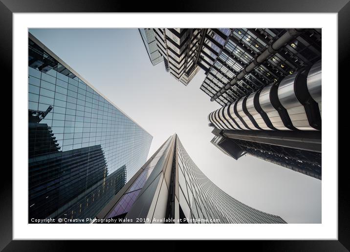 The Lloyds Building at Leadenhall, City of London Framed Mounted Print by Creative Photography Wales