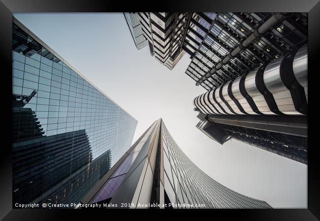The Lloyds Building at Leadenhall, City of London Framed Print by Creative Photography Wales