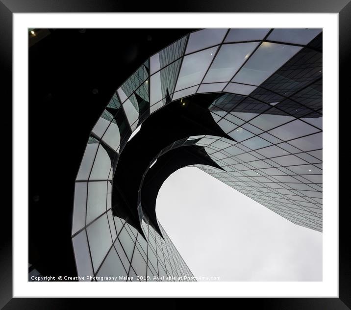 The Batcave (PWC) Building, More London Framed Mounted Print by Creative Photography Wales