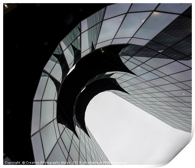 The Batcave (PWC) Building, More London Print by Creative Photography Wales
