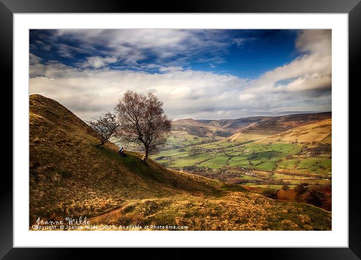 Mam Tor Framed Mounted Print by Joanne Wilde