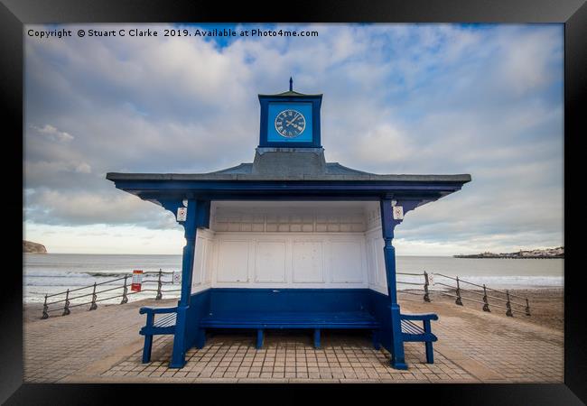 Banjo Pier, Swanage Framed Print by Stuart C Clarke