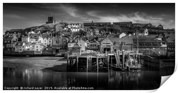 Whitby Lifeboat Station Print by richard sayer