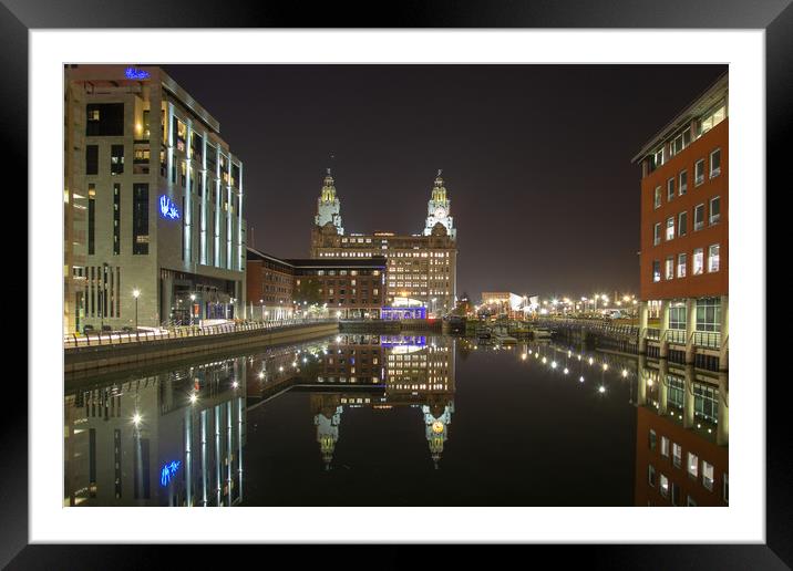 Liverpool Docks Framed Mounted Print by Roger Green