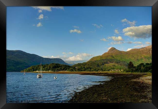 Loch Leven & The Pap of Glencoe, Scotland. Framed Print by ALBA PHOTOGRAPHY