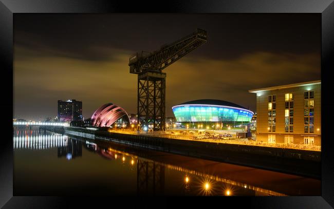 Nighttime Serenity in Glasgow Framed Print by JC studios LRPS ARPS