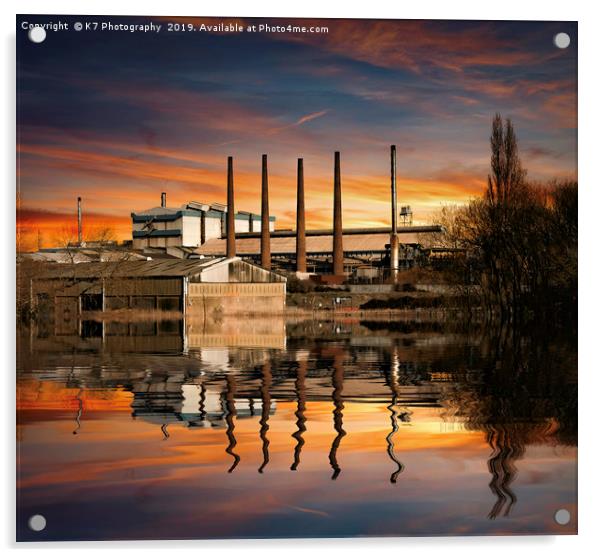 Aldwarke Steel Plant, Rotherham, South Yorkshire Acrylic by K7 Photography