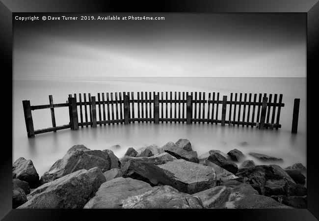 Southwold Jetty, Suffolk Framed Print by Dave Turner