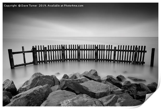 Southwold Jetty, Suffolk Print by Dave Turner