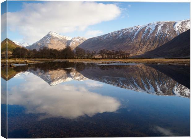 Loch Etive looking back towards Glen Etive. Canvas Print by Tommy Dickson