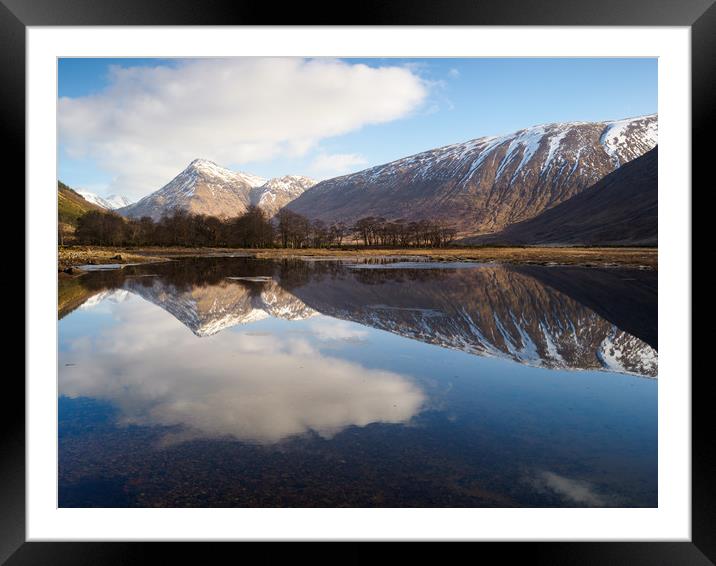 Loch Etive looking back towards Glen Etive. Framed Mounted Print by Tommy Dickson