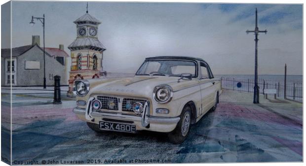 A Herald in Tynemouth Canvas Print by John Lowerson