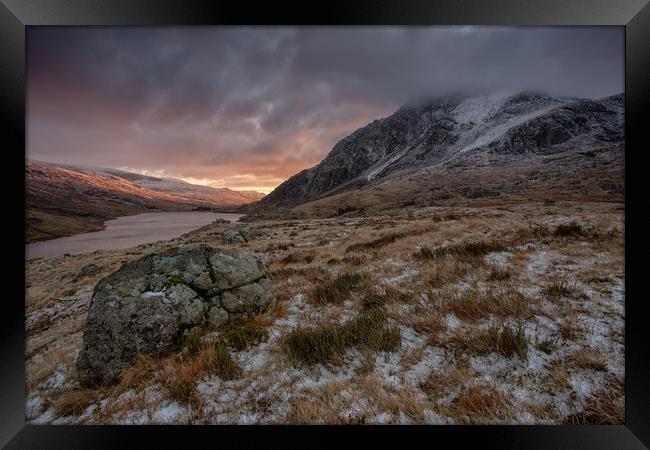 Tryfan Dawn Framed Print by Jed Pearson