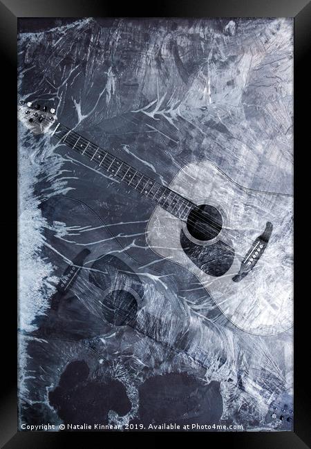 Ice Guitars Framed Print by Natalie Kinnear