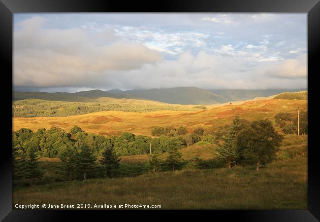 Serene Argyll Scenery Framed Print by Jane Braat