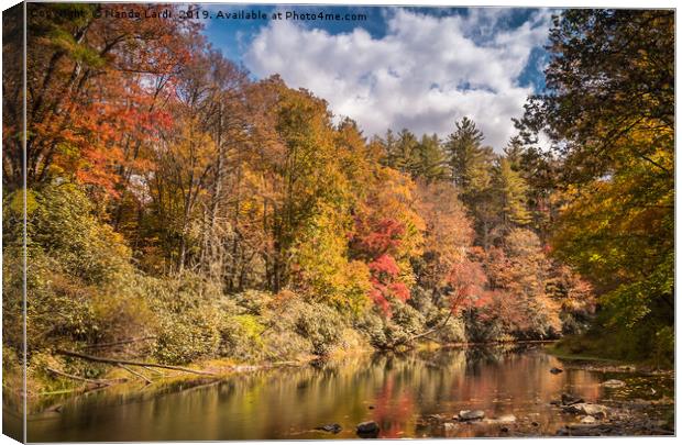 Linville River Canvas Print by DiFigiano Photography