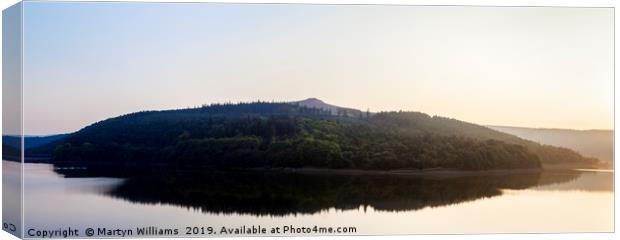 Ladybower Reservoir And Win Hill Canvas Print by Martyn Williams