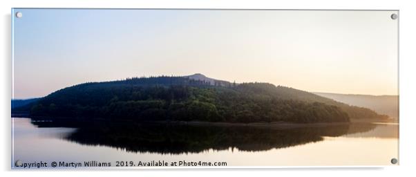 Ladybower Reservoir And Win Hill Acrylic by Martyn Williams