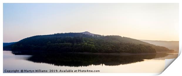 Ladybower Reservoir And Win Hill Print by Martyn Williams
