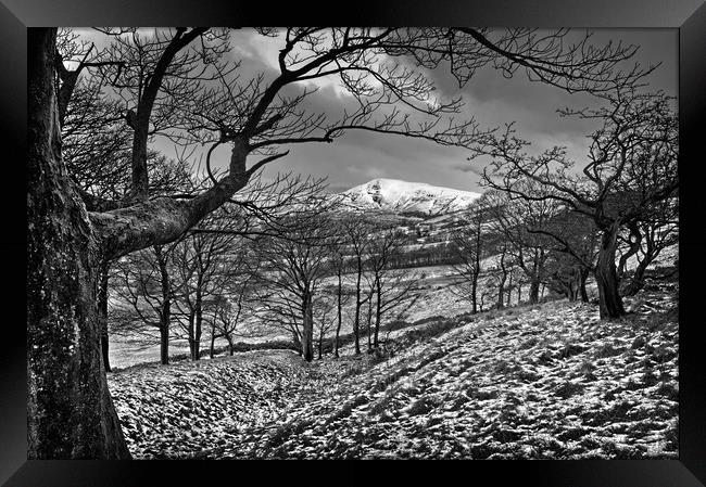 Hope Valley in Winter                      Framed Print by Darren Galpin
