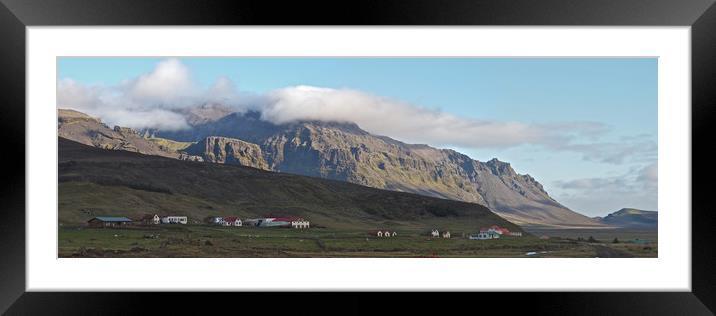 Icelandic Landscape Framed Mounted Print by mark humpage