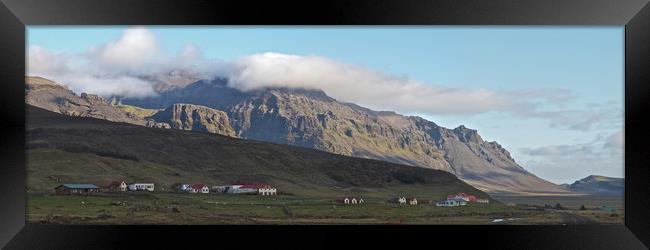Icelandic Landscape Framed Print by mark humpage